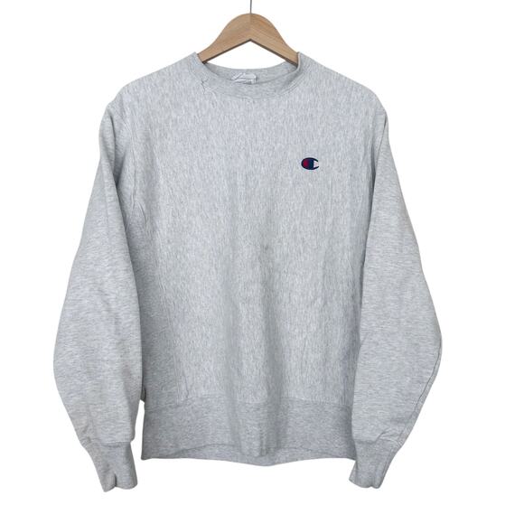 Champion Reverse Weave Gray Sweatshirt Sz M - Picture 1 of 6